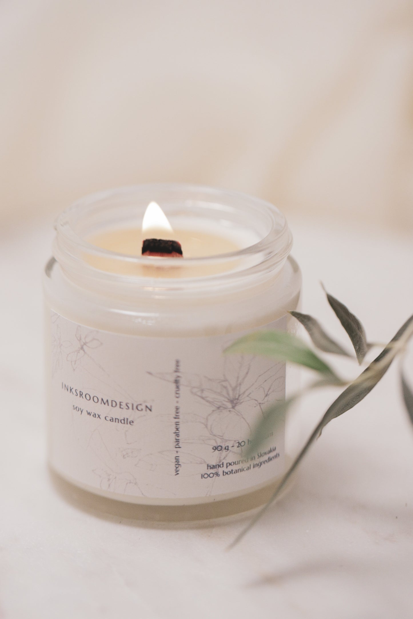 Soy wax candle