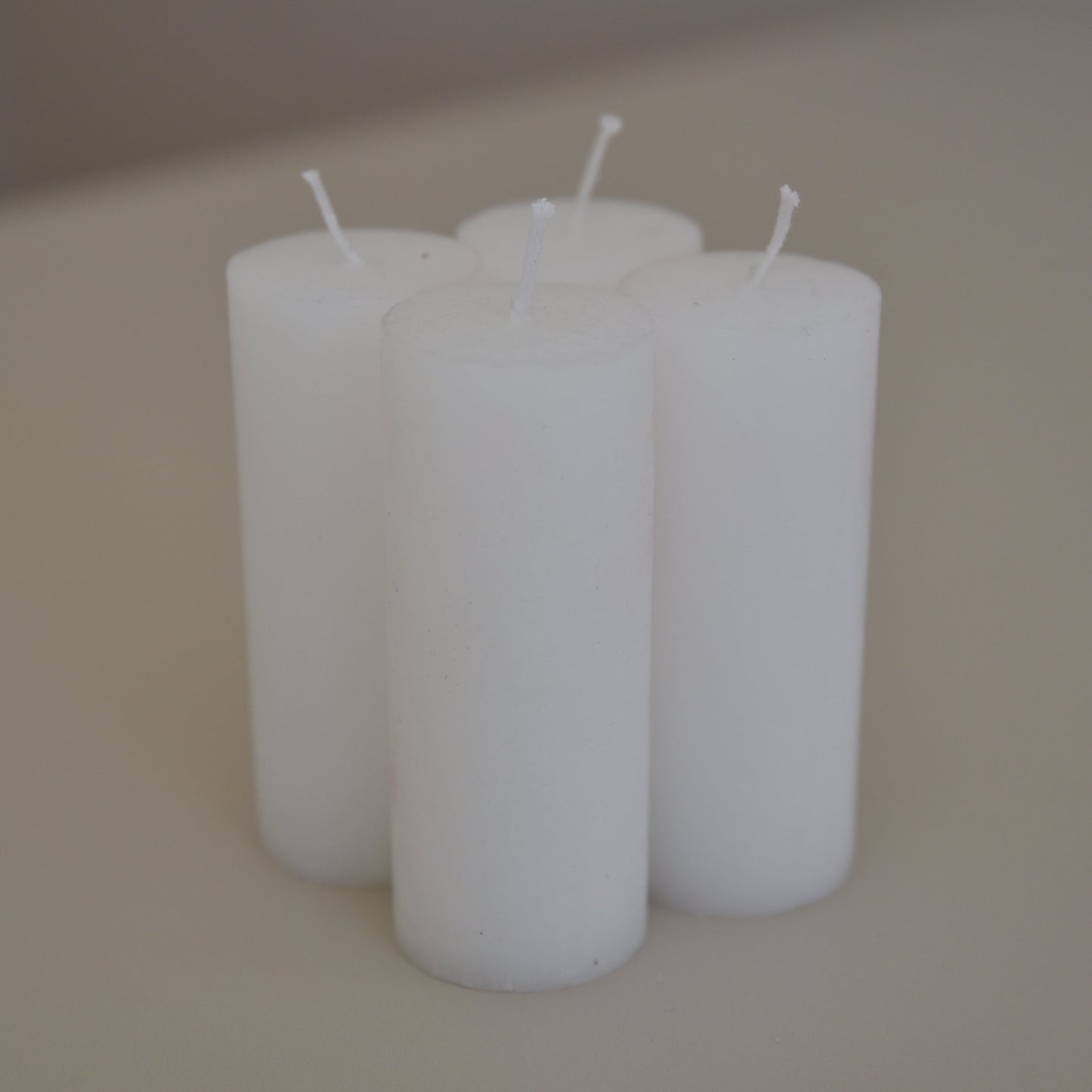 Rustic pillar candle