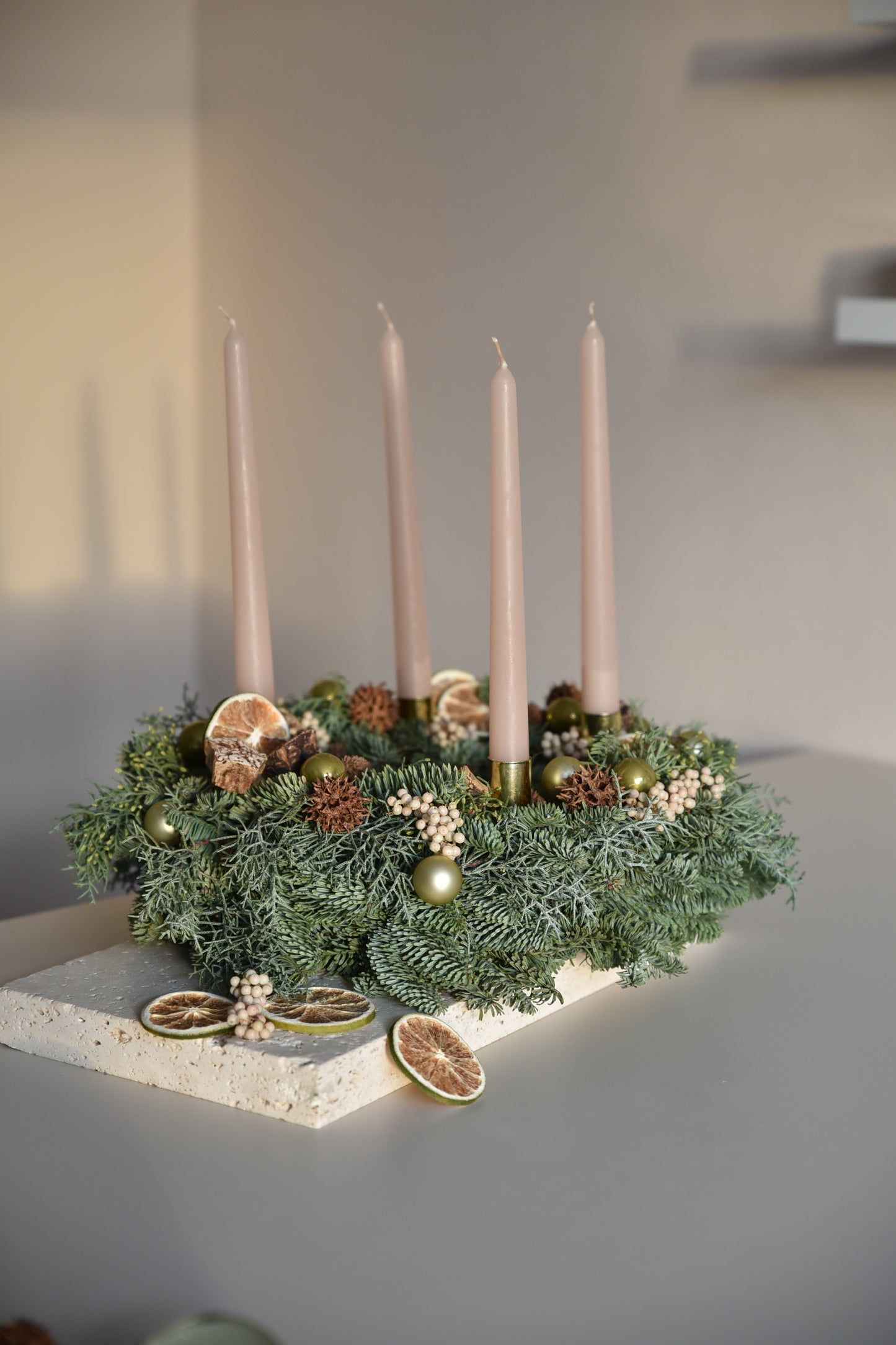 Advent wreath - olivia