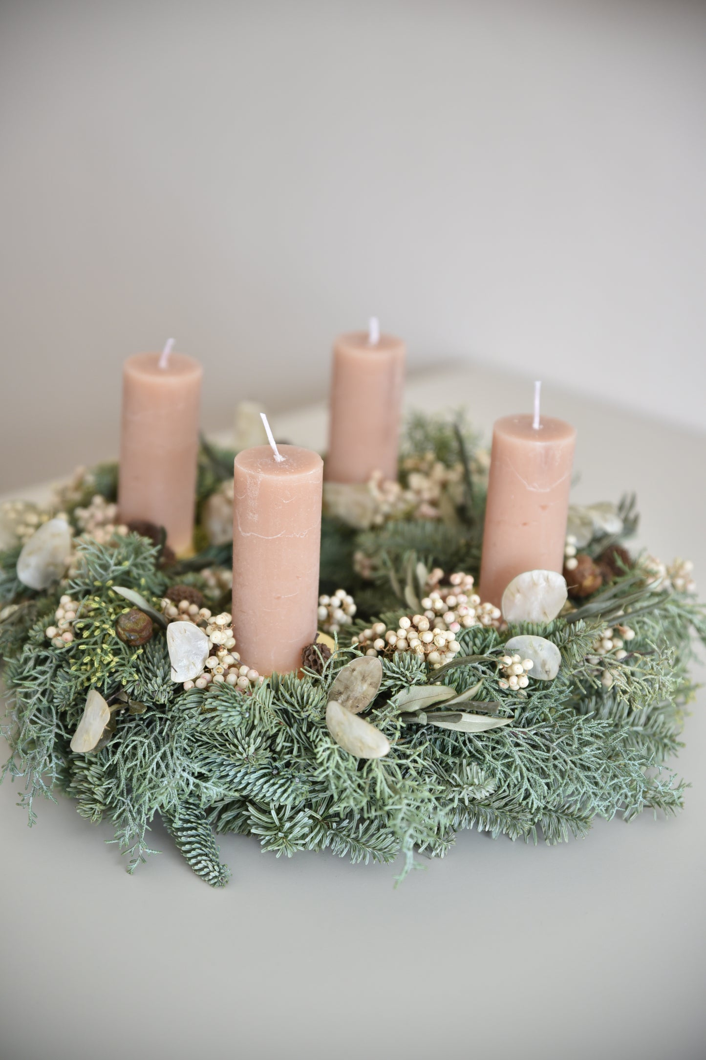 Advent wreath - amber