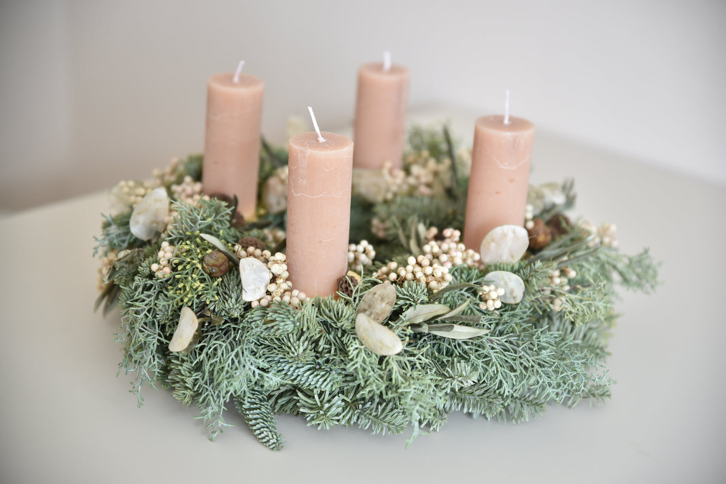 Advent wreath - amber